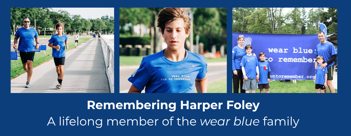 Remembering Harper Foley - A lifelong member of the wear blue family